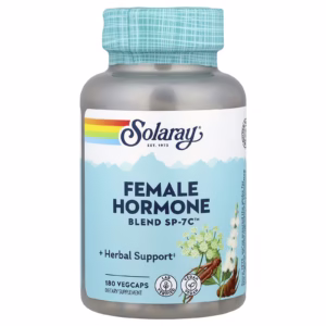 Solaray Mélange d'hormones féminines SP-7C, 180 capsules végétariennes