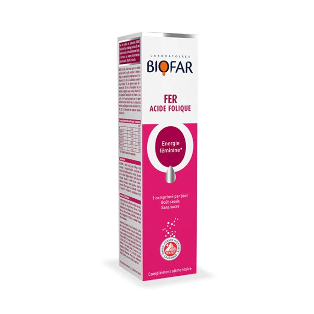 Biofar Fer Acide Folique 20 Comprimés