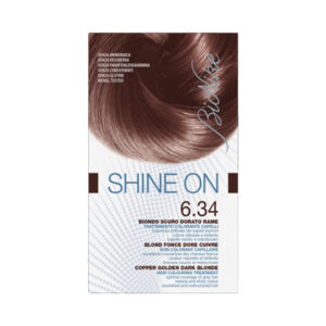 Bionike Shine On 6.34 Blonde Fonce Dore Cuivre Soin Colorant Capillaire