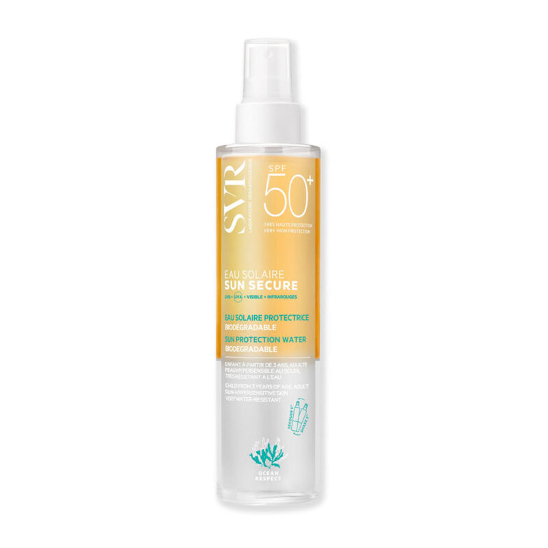 ماء واقي من الشمس قابل للتحلل الحيوي SVR SUN SECURE SPF50+ 200 مل