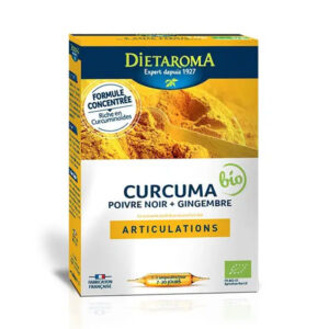 Dietaroma Curcuma +Gingembre 20 Ampoules*10ml