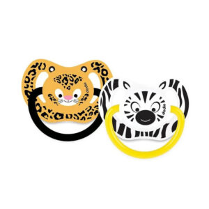 Dodie 2 Sucettes Physiologiques Jour et Nuit Jungle +6m P67