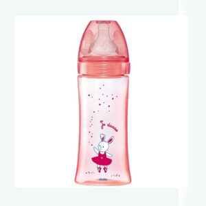 Dodie Biberon Initiation+ Tétine Ronde 3 Vitesses Débit +6m 330ml