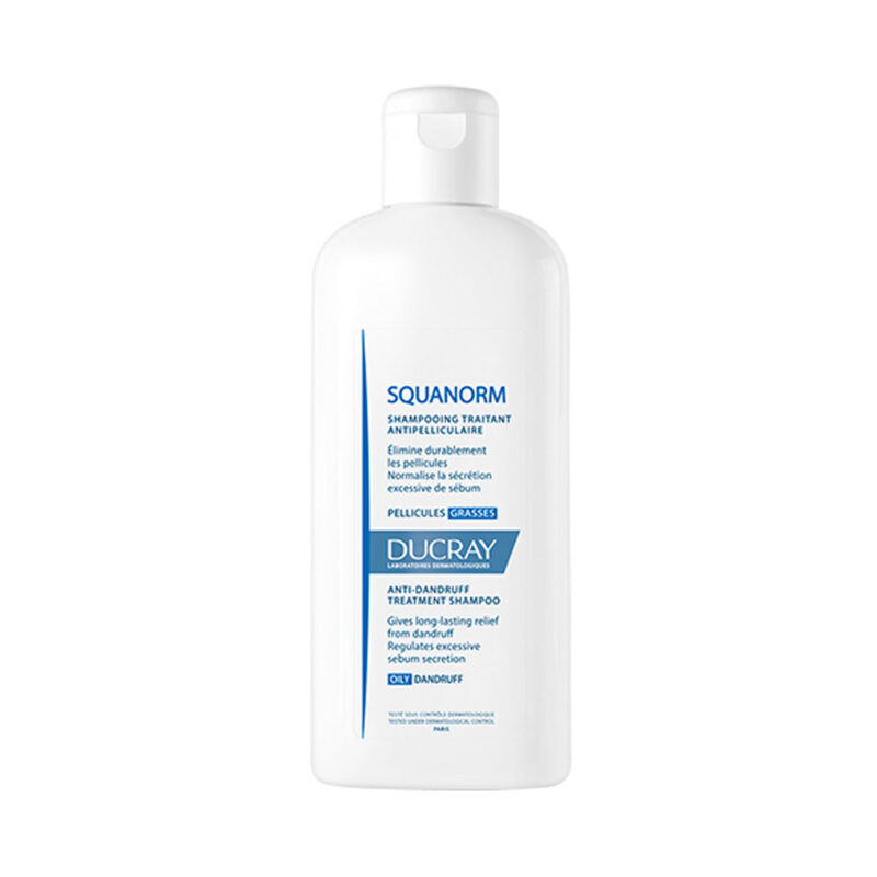 Ducray SQUANORM Shampooing Traitant Antipelliculaire - Pellicules grasses 200ml