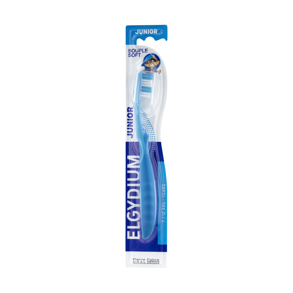 فرشاة أسنان ELGYDIUM Junior للأطفال من عمر 7 إلى 12 عامًا