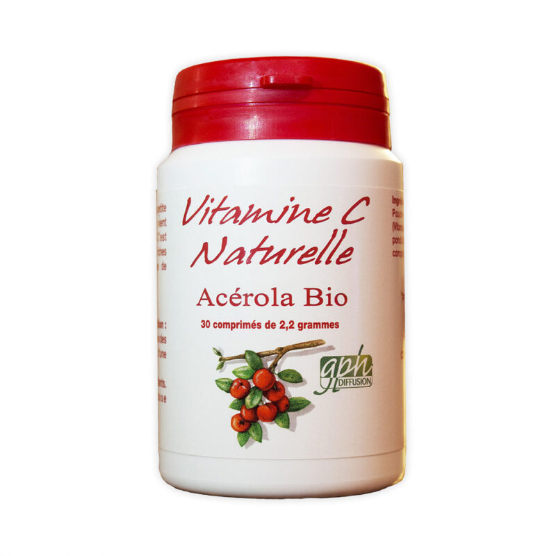 GPH Diffusion Vitamine C Acérola Bio 1000 mg  30 Comprimés