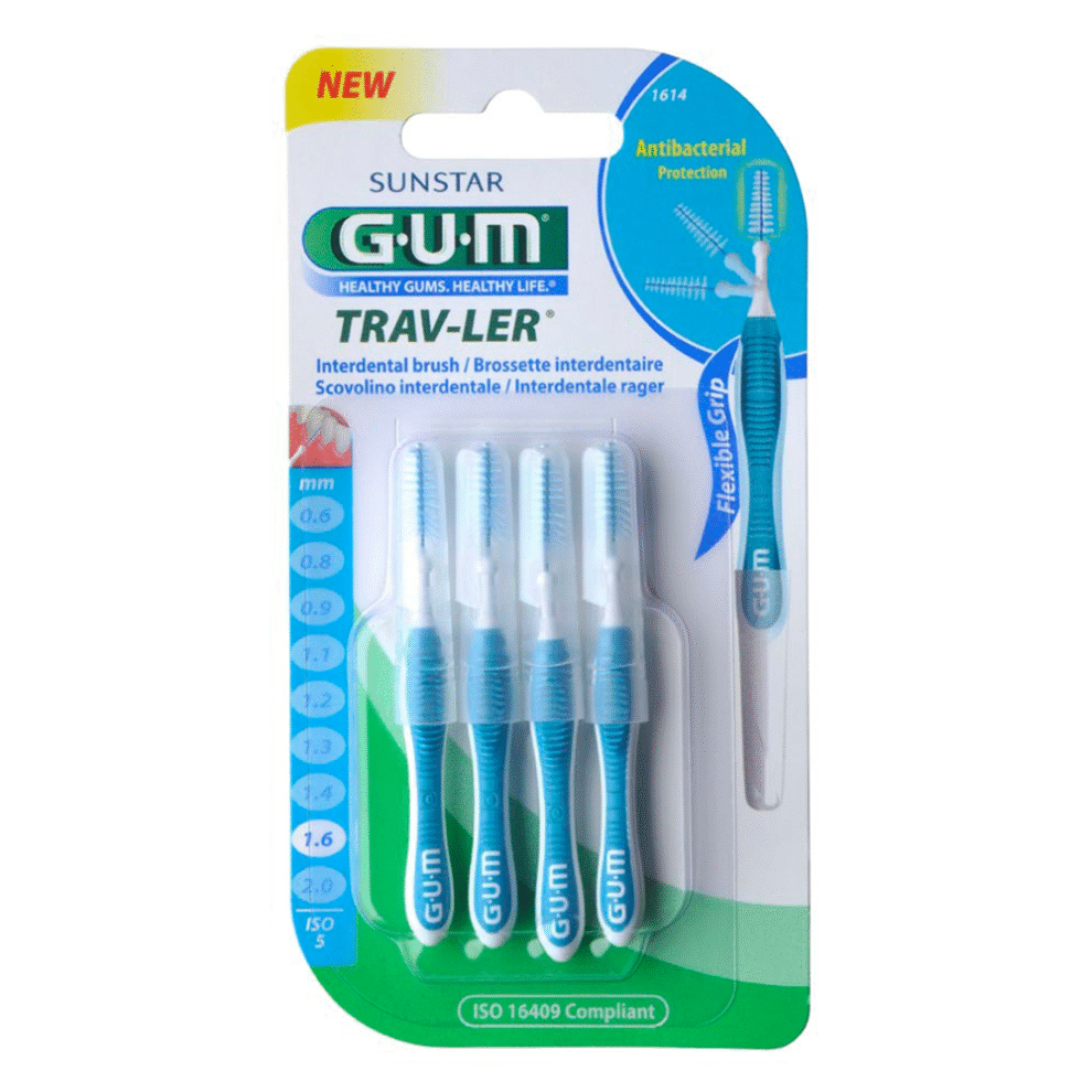 Gum PROXABRUSH TRAVLER Brossette Interdentaire 1,6mm (1614) Maroc Prix — free download