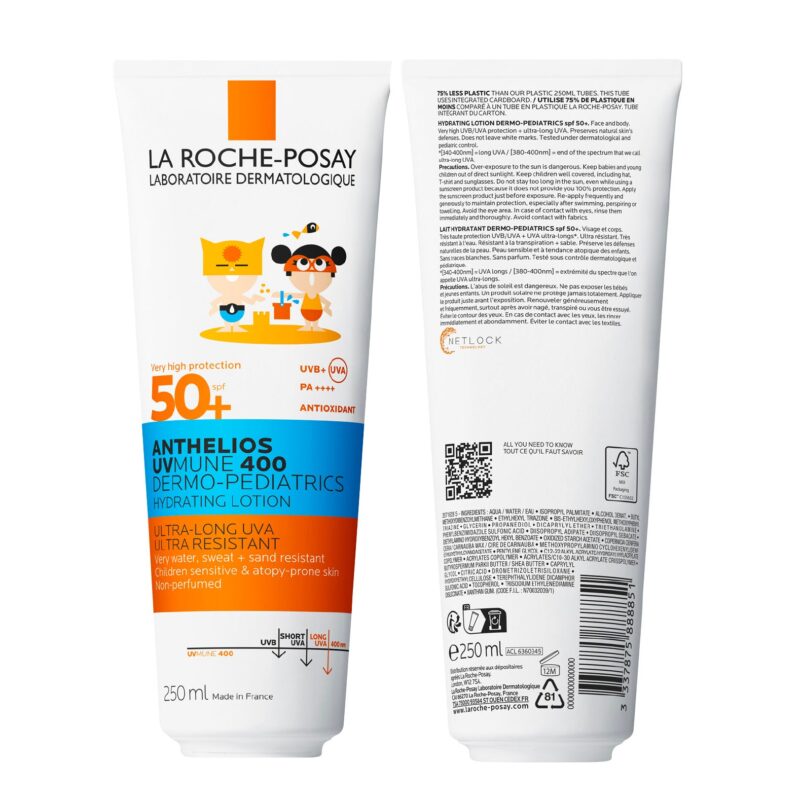 La Roche Posay Anthelios Lait Dermo Pediatrics SPF50+ 250ML – Image 2