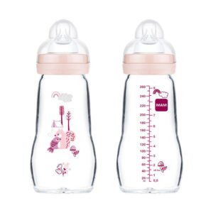 MAM Biberon Verre 2+m 260 ml Forest - Biberon En Verre