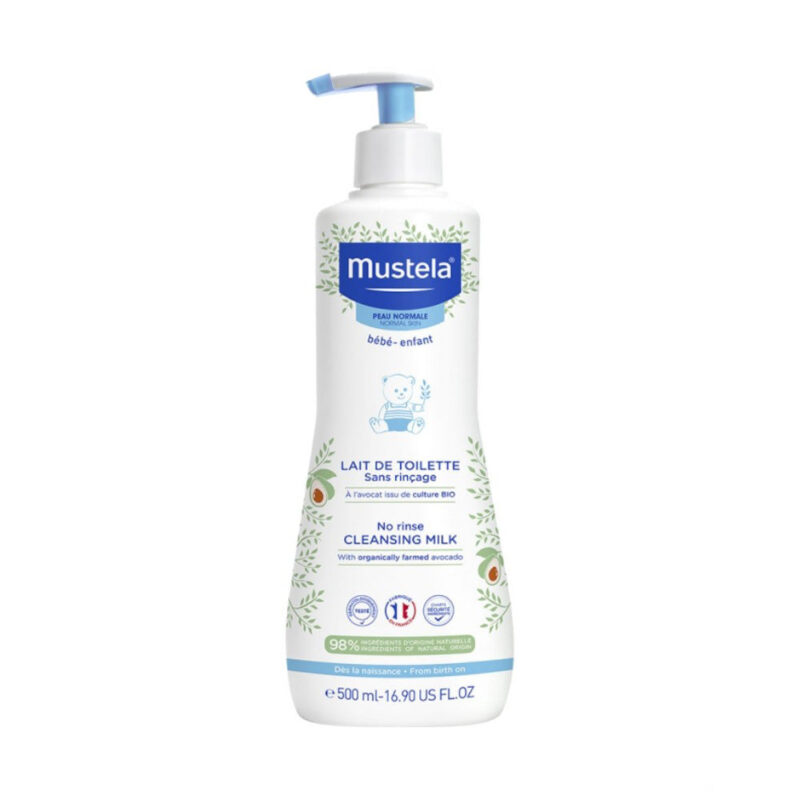 Mustela Lait De Toilette Sans Rinçage à L'avocat BIO – Image 2
