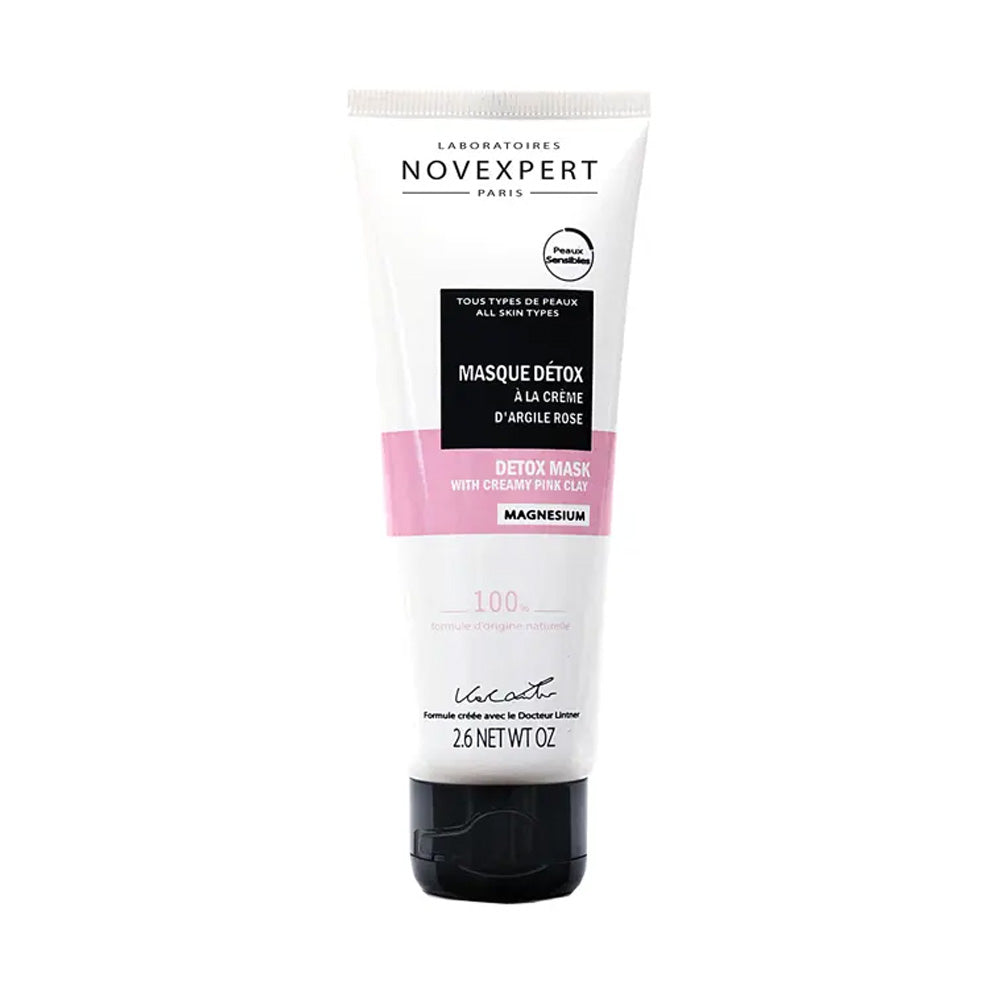 Novexpert Detox Mask with Magnesium Pink Clay Cream 75ml