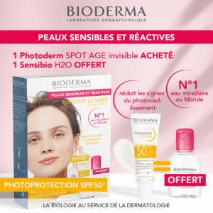Bioderma Photoderm SPOT-AGE SPF50+ 40ml + SENSIBIOL H2O 100ML OFFERT