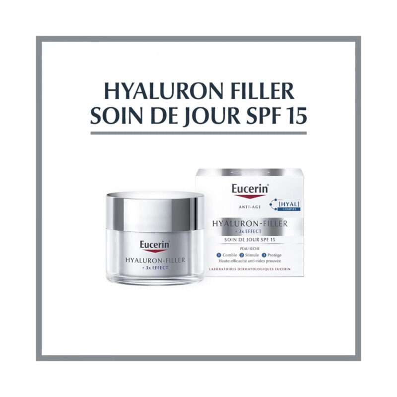 Pack Eucerin Hyaluron filler +3X Effect Soin De Jour 50ml – Image 5