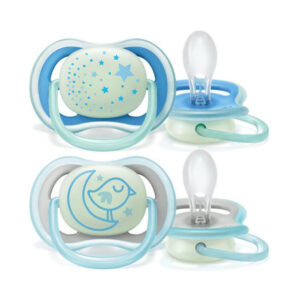 AVENT Ultra Air Night Boy Pacifiers 6-18m scf376/21