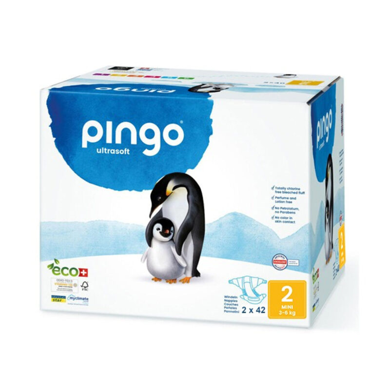 Pingo Couches Écologique Jetables Mini Taille 2 3-6kg – Image 2