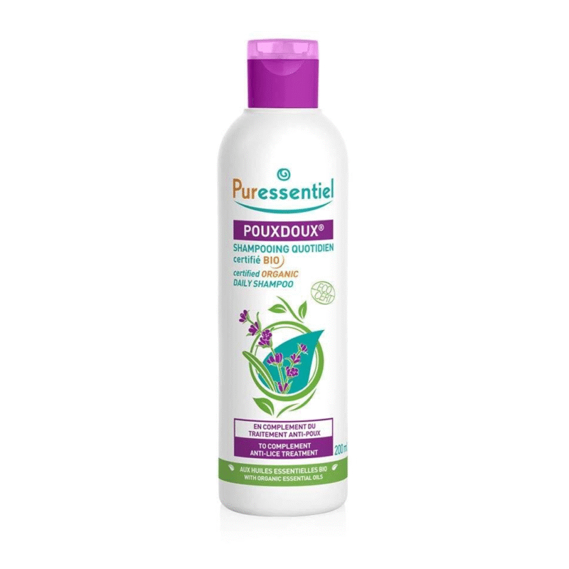Puressentiel Shampoing Quotidien Pouxdoux Certifié Bio 200ml