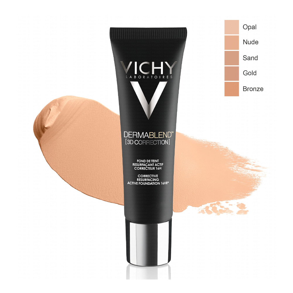 Vichy Dermablend 3D Correction Fond De Teint Resurfaçant Actif Correcteur 16H 30ml - صورة 5