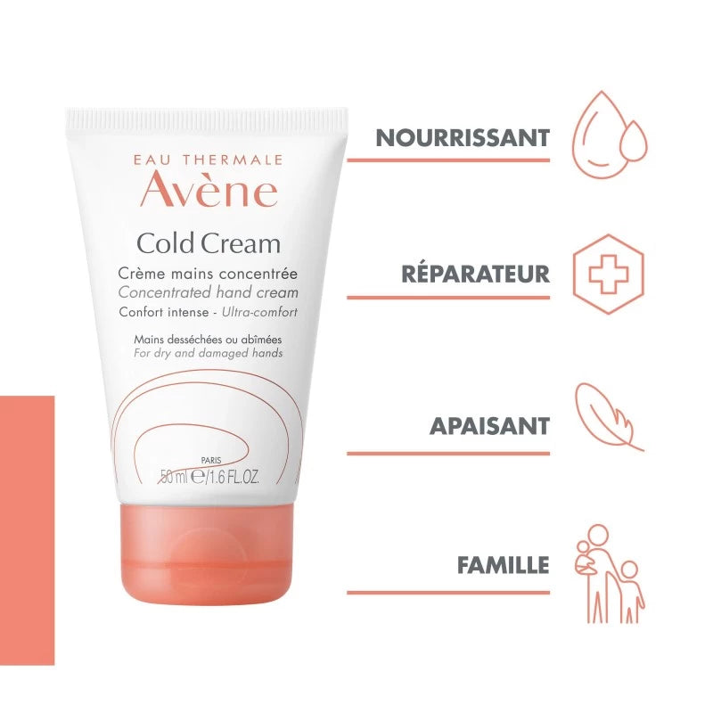 Avène Cold Cream Crème Mains Concentrée 50ml – Image 3
