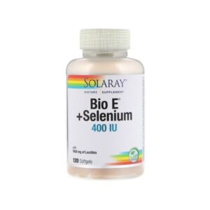 Solaray Bio E+Sélénium, 400 UI, 120 capsule molle
