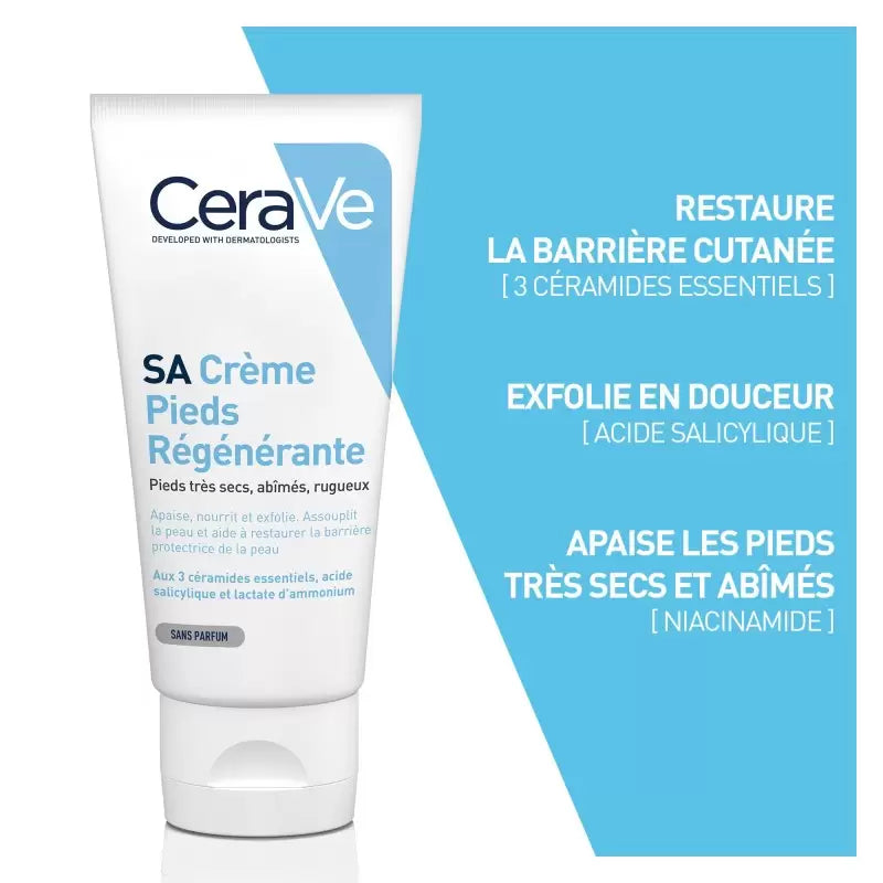 Cerave SA Crème Pieds Régénérante 88ml - صورة 3