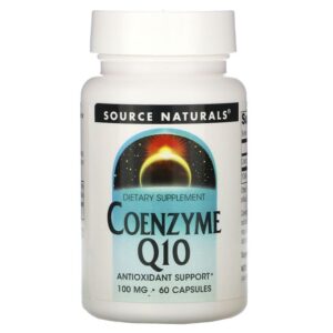Source Naturals Coenzyme Q10, 100 mg, 60 Gélules