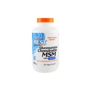 Doctor's BEST Glucosamine, chondroïtine MSM et OptiMSM, 360 capsules végétariennes