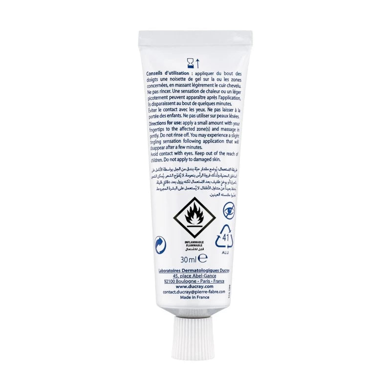 Ducray Gel Rubéfiant Tonique Capillaire 30ml – Image 2