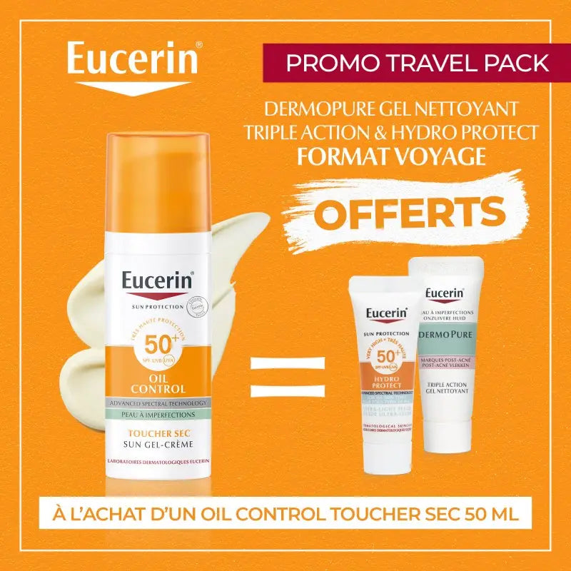 EUCERIN WEB OFFER OIL SUN PROTECT CONTROL DRY TOUCH 50 ML + 2 FREE MINIATURE
