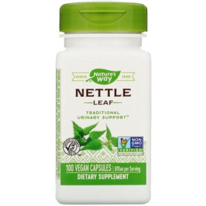 Nature'S Way Feuille d'ortie 870 mg, 100 Vegetalien Capsules