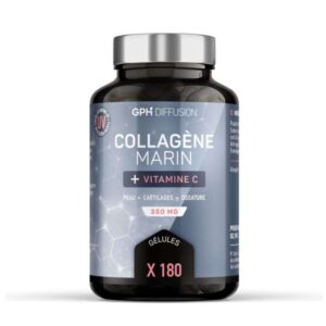 GPH DIFFUION Collagène Marin + Vitamine C 350 Mg 180 Gélules