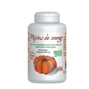Gph Diffusion Huile de Pépins de Courge 500 MG 200 Capsules