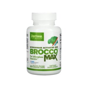 Jarrow Formulas BroccoMax, SGS activé par la myrosinase, 60 capsules végétales