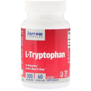 Jarrow Formulas L-tryptophane, 500 mg, 60 capsules