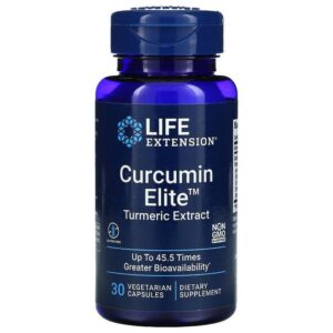 Life Extension Extrait de curcuma Curcumin Elite, 30 capsules végétariennes