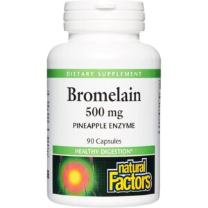 Natural Factors Bromelain, 500 mg, 90 Capsules