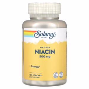 Solaray Niacine, 500 mg, 100 capsules végétale