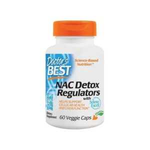 Doctor's BEST Régulateurs NAC Detox, 60 gélules végétales
