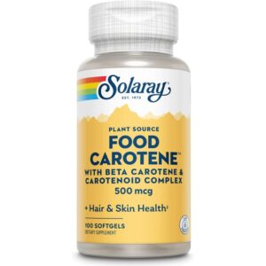 Solaray bêta-carotène et de caroténoïdes, 500 µg, 100 capsules à enveloppe molle