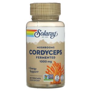 Solaray Cordyceps fermenté, 500 mg, 60 capsules végétariennes