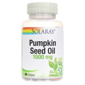 Solaray Huile de graines de citrouille 1000 mg 90 Softgels