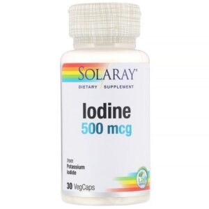 Solaray Iode 500 mcg. - 30 Capsules végétariennes