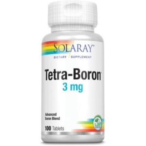 Solaray Tétrabore, 3 mg, 100 comprimés