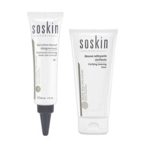 Soskin Gel-Crème Intensif Dépigmentant 30ml = Soskin Mousse Nettoyante 30ml Offerte