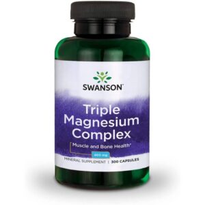 Swanson Triple complexe de magnésium, 400 mg, 300 capsules