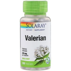 Solaray Valériane, 100 capsules végétales