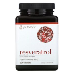 Youtheory Resvératrol, 290 Comprimés