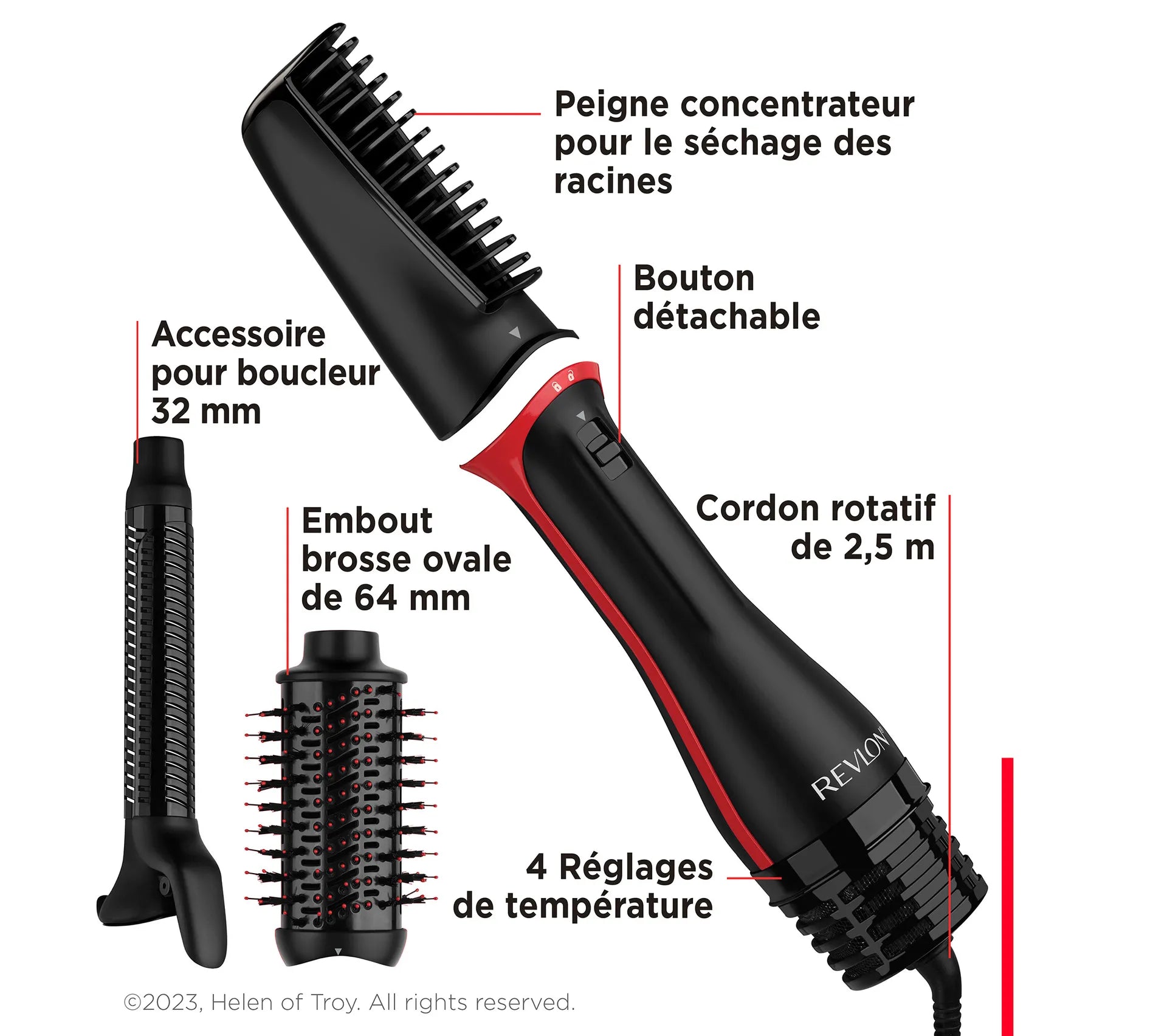 REVLON Brosse coiffante Revlon Multistyler One-Step 3-EN-1 – Image 2