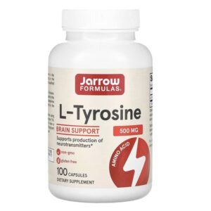 Jarrow Formulas L-Tyrosine 500 mg 100 Gélules
