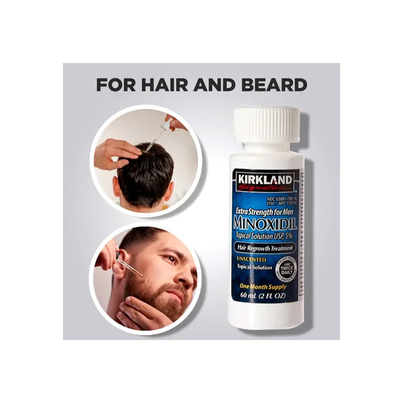 Kirkland Signature Minoxidil 5% Repousse Cheveux Homme 6 Mois – Image 3