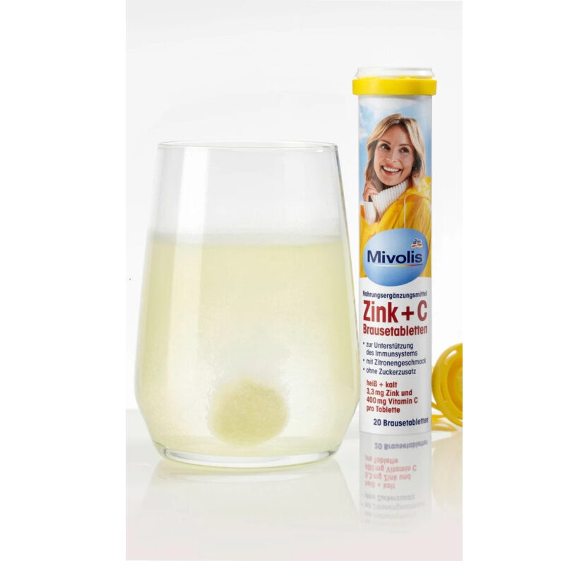 Balea Mivolis Zinc + C Comprimés effervescents 20 pcs. – Image 3